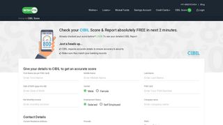 CIBIL Score | Check Free CIBIL Score by PAN Card, Credit ... - Wishfin