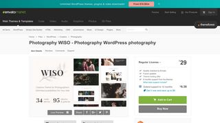 Photography WISO - Photography WordPress photography by fox ...