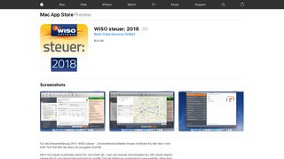 WISO steuer: 2018 on the Mac App Store - iTunes - Apple