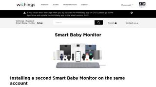 Smart Baby Monitor - Withings | Support