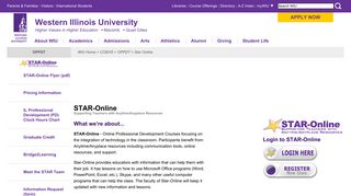 Star-Online - OPPDT - Western Illinois University