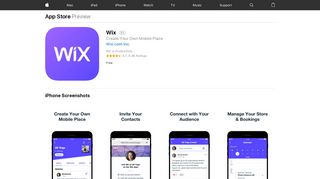 Wix on the App Store - iTunes - Apple