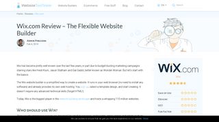 Wix Review 2019: When (and when not) to use Wix! - WebsiteToolTester