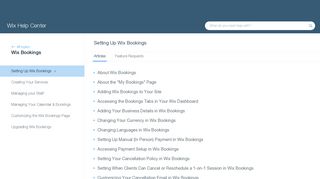 Setting Up Wix Bookings | Help Center | Wix.com
