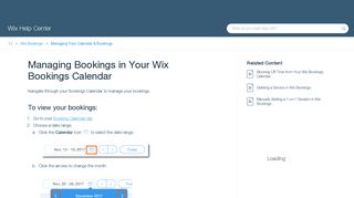 Managing Bookings in Your Wix Bookings Calendar | Help Center ...