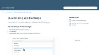Customizing Wix Bookings | Help Center | Wix.com