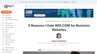 3 Reasons I Hate WIX.COM for Business Websites