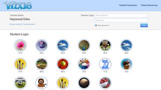 Student Login - Wixie