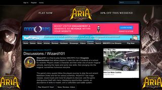 Wizard101 — MMORPG.com Forums