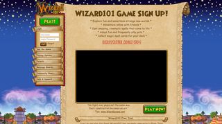 Wizard101 Sign Up!