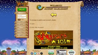 Wizard101 Account