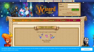 Wizard101 - Need to Login - Gameforge.com
