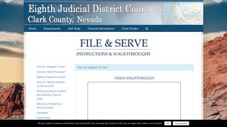 File and Serve – Eighth Judicial District Court