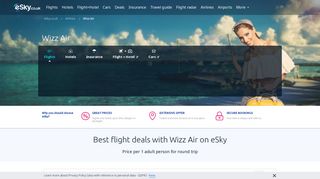 Wizz Air - Airlines – Wizz Air cheap flights - eSky.co.uk