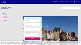 Flights to Gdansk - Wizz Air