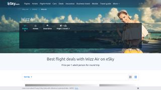 Wizz Air - Airlines – Wizz Air cheap flights - eSky.com