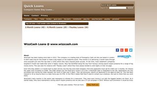 WizzCash Loans @ www.wizzcash.com | Quick Loans