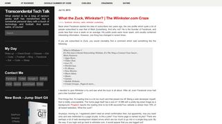 What the Zuck, Wlinkster? | The Wlinkster.com Craze | Transcendental ...