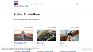 Private Room – Wlinkster's World