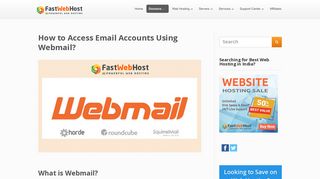 How to Access Email Accounts Using Webmail? - FastWebHost