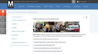 MetroAccess Paratransit | WMATA