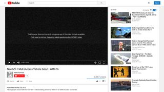 New MV-1 MetroAccess Vehicle Debut | WMATA - YouTube