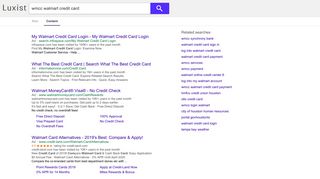wmcc walmart credit card - Luxist - Content Results