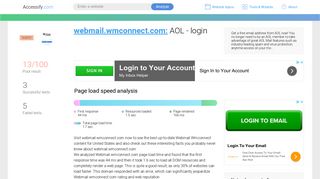 Access webmail.wmconnect.com. AOL - login