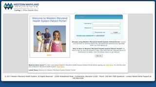 Western Maryland Health System Patient Portal