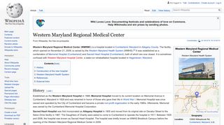 Western Maryland Regional Medical Center - Wikipedia