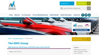 The WMS Group - The Motor Ombudsman