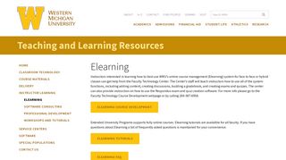 Elearning - Western Michigan University