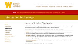 For Students - Western Michigan University