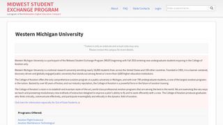 Western Michigan University | Midwest Student Exchange Program
