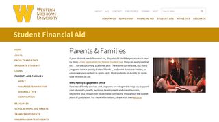 Parents & Families - Western Michigan University