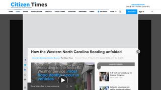WNC flooding update: Schools delayed, roads closed on Wednesday
