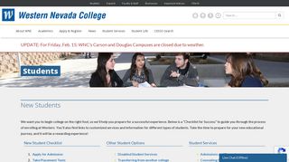 Students - Western Nevada College