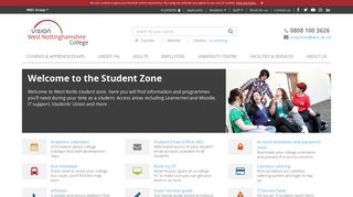 Student Zone - Vision West Nottinghamshire College - Mansfield