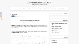 Asheville Board of REALTORS® » Join Today