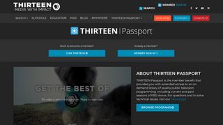 About THIRTEEN Passport | THIRTEEN - New York Public Media