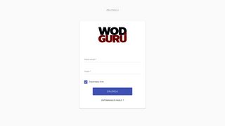 Log in into your account - WodGuru