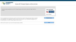 Access NZ Transport Agency Online Services