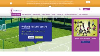 Woking Leisure Centre - Surrey - Freedom Leisure