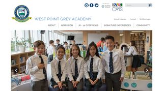 West Point Grey Academy, a private JK-12 coed day school in ...