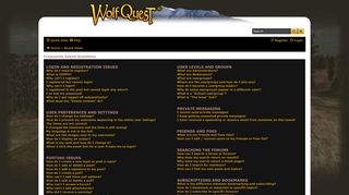 WolfQuest - Frequently Asked Questions