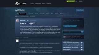 How to Log in? :: WolfQuest General Discussions - Steam Community