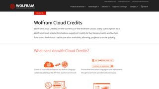 Wolfram Cloud Credits: On-Demand Computation for Cloud Applications