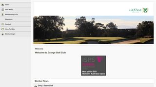 Member Login - The Grange Golf Club