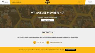 My Wolves Membership - | Wolverhampton Wanderers FC