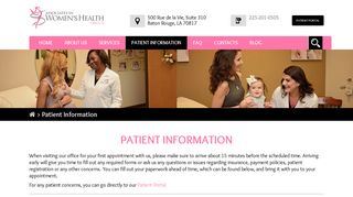Patient Information | Associates in Women's Health